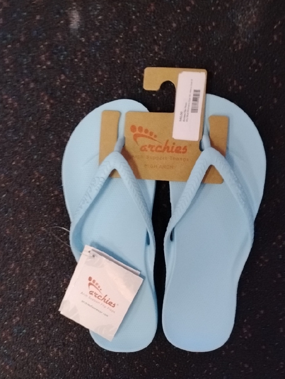 Archies Women’s Light Blue Supportive Flip Flop Sandals